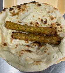 Fresh Kebab in Naan at Moghul Express Leicester halal Indo-Chinese takeaway