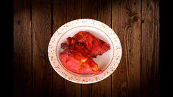 Half fresh Tandoori Chicken at Moghul Express Leicester halal Indo-Chinese takeaway