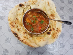Chicken Karahi at Moghul Express Leicester halal Indo-Chinese restaurant