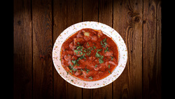 Lamb Bhuna at Moghul Express Leicester halal Indo-Chinese restaurant